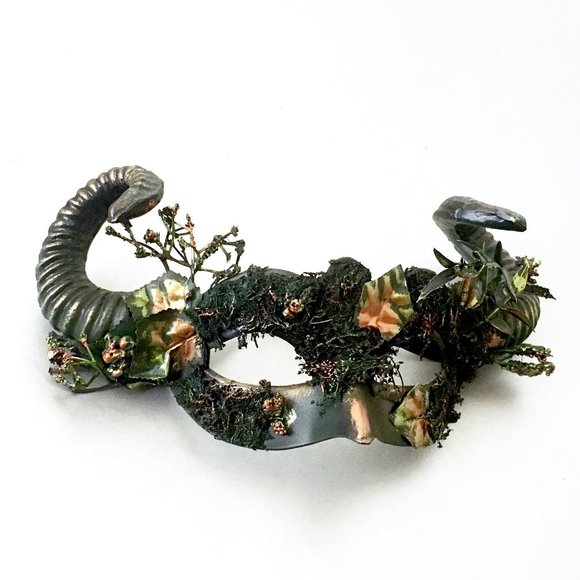 Horns Headband Masquerade Mask Fairy Halloween - Picture 1 of 2